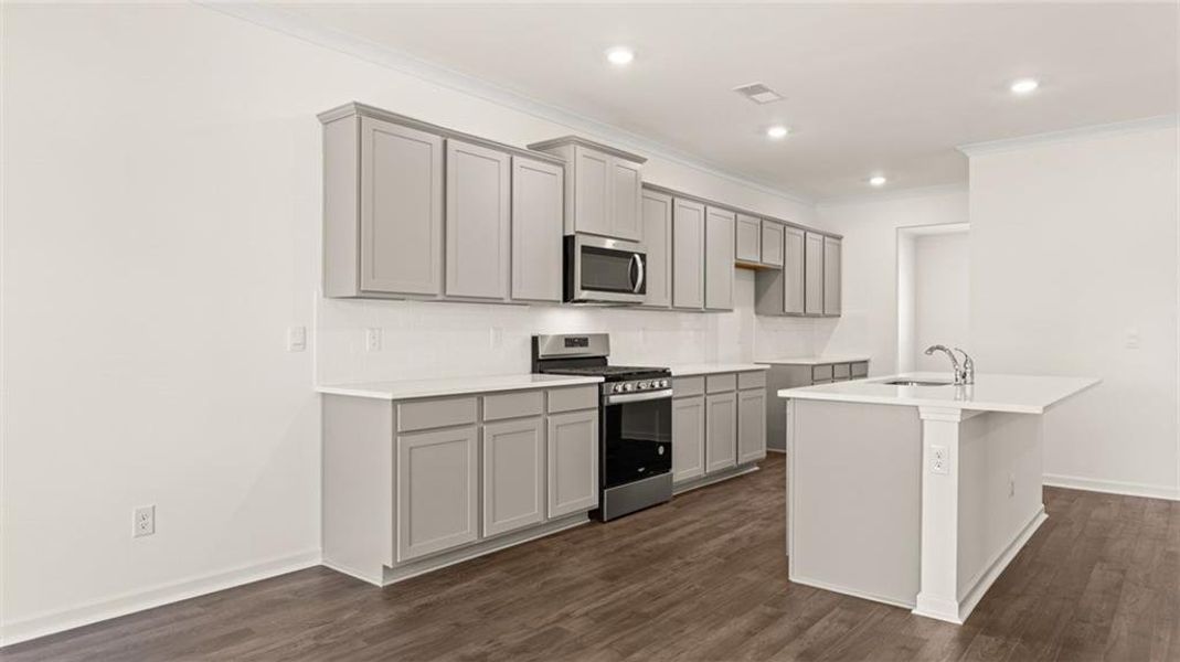Furnished interior view inside a new home in Bridle Creek, Locust Grove (Image 16).