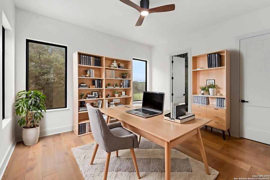 Furnished interior view inside a new home in , San Antonio (Image 11).