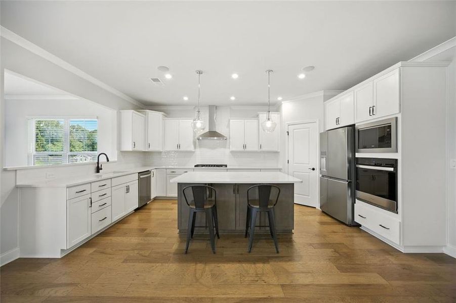 Furnished interior view inside a new home in , Cumming (Image 36).
