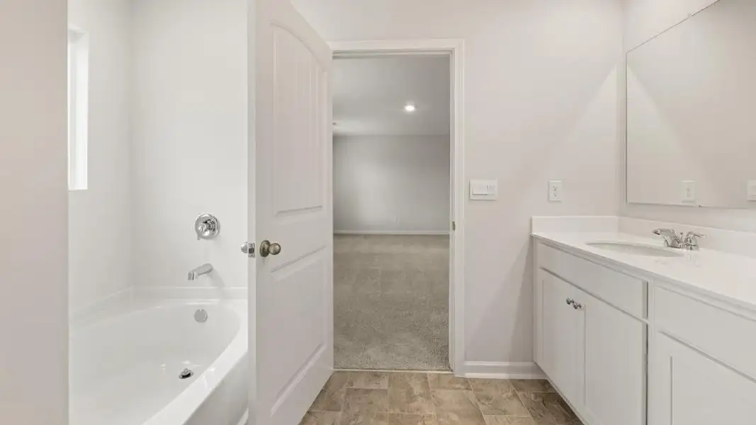 Furnished interior view inside a new home in Thompson Ridge, Dallas (Image 8). Furnished interior view inside a new home in Thompson Ridge, Dallas (Image 8).