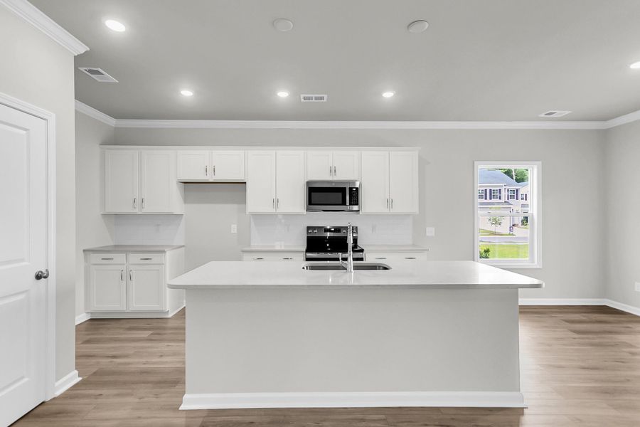 Furnished interior view inside a new home in Central Creek, Goose Creek (Image 16).