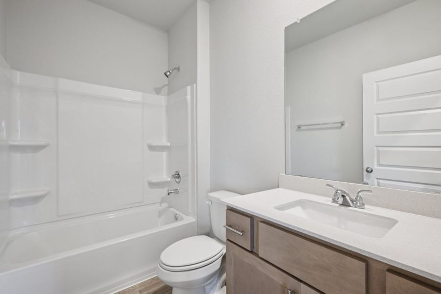 Furnished interior view inside a new home in Cloverleaf, Austin (Image 7).