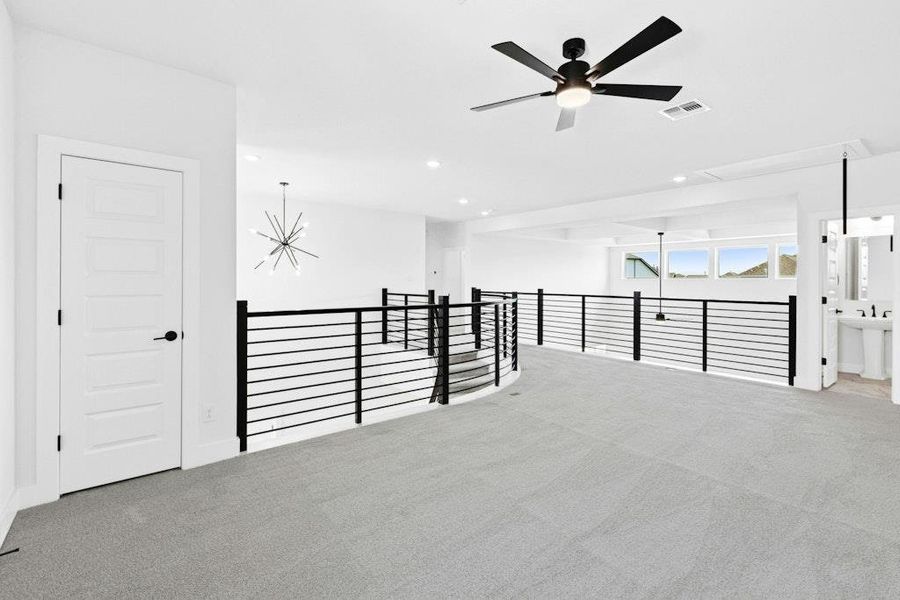 Spacious, unfurnished interior of a new home in Santa Rita Ranch, Liberty Hill (Image 11).