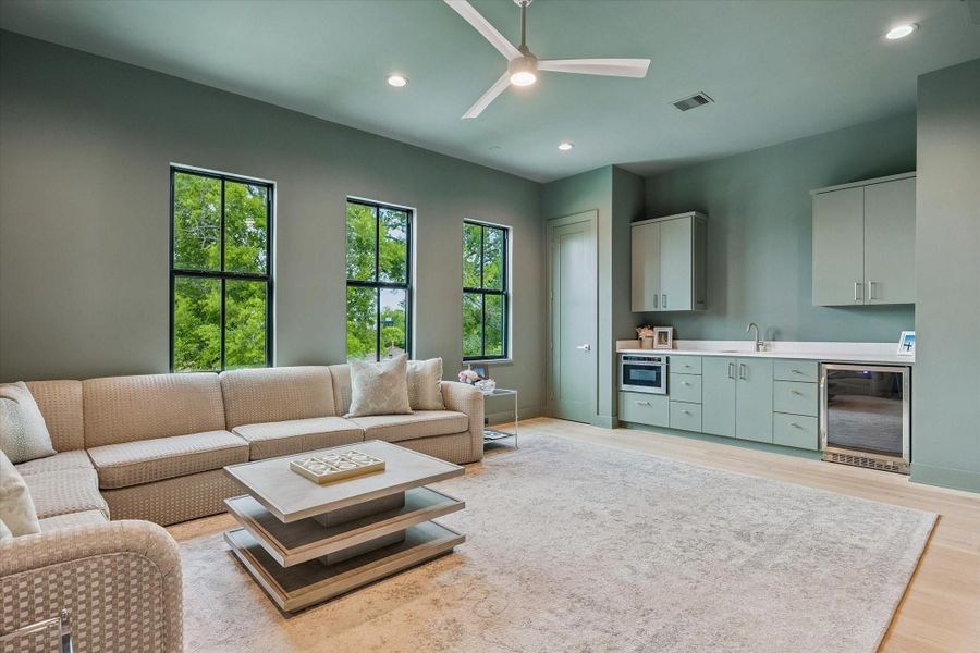 Furnished interior view inside a new home in , Houston (Image 15). Furnished interior view inside a new home in , Houston (Image 15).
