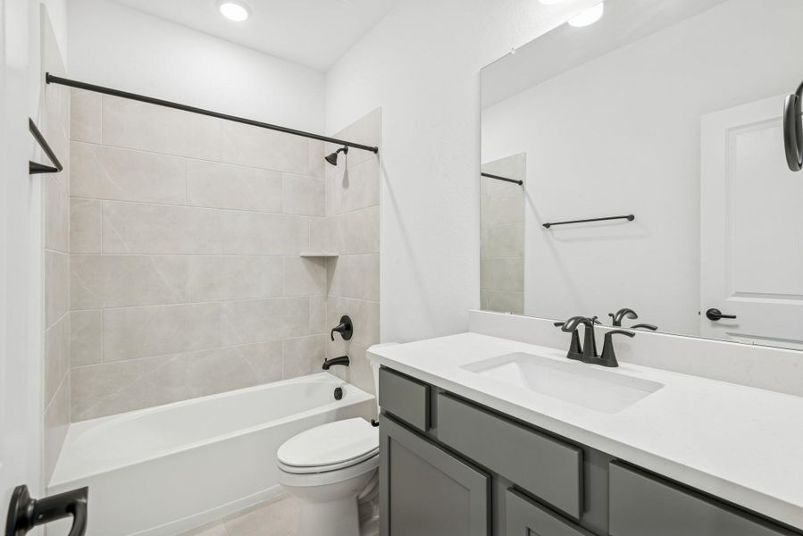 Furnished interior view inside a new home in Riceland 50’ Front Load Homesites, Mont Belvieu (Image 13).