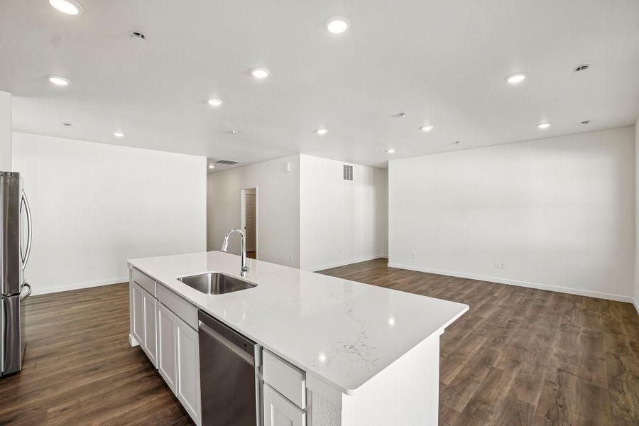 Furnished interior view inside a new home in Union Colony West, Greeley (Image 33).