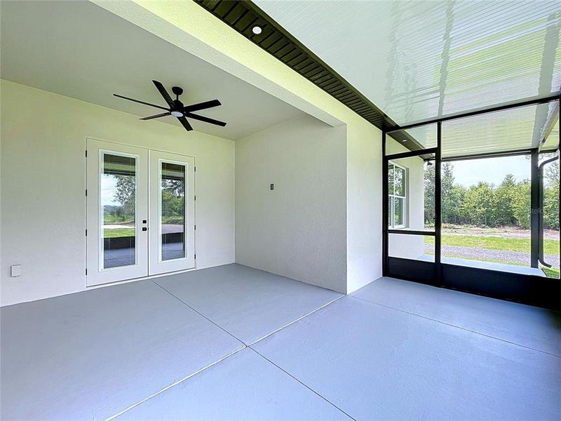 Exterior details and patio area of a home in , Lakeland (Image 3). Exterior details and patio area of a home in , Lakeland (Image 3).