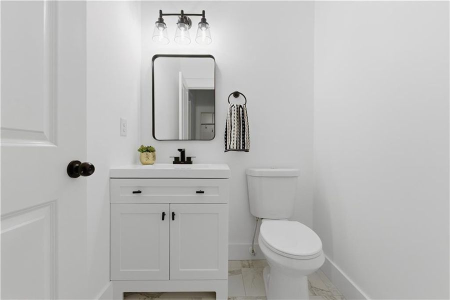 Furnished interior view inside a new home in , Cartersville (Image 35).