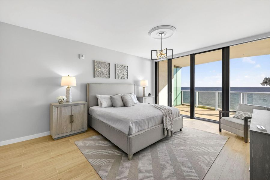 Furnished interior view inside a new home in , Pompano Beach (Image 6).