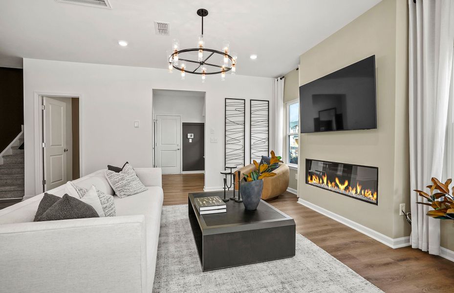 Representative furnished interior of a home built from the Carson by Pulte Homes in Mallard Park, Charlotte (Image 37).