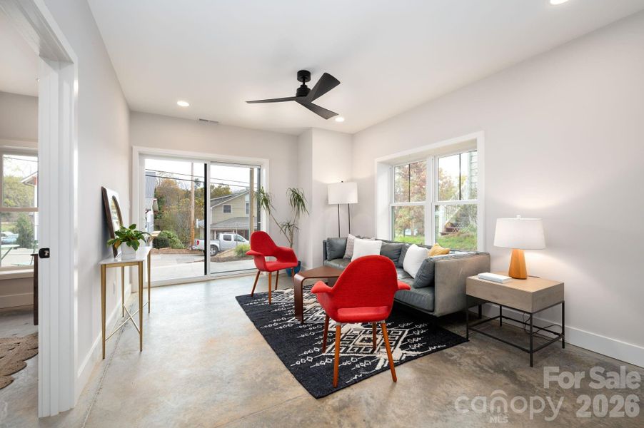 Patio Access and Lots of Light