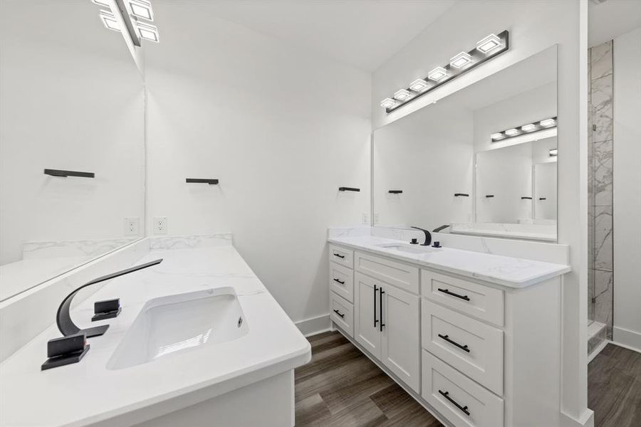 Furnished interior view inside a new home in , Dallas (Image 11). Furnished interior view inside a new home in , Dallas (Image 11).