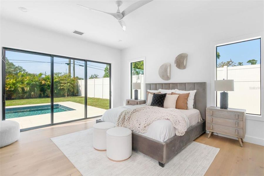 Furnished interior view inside a new home in , Sarasota (Image 54).