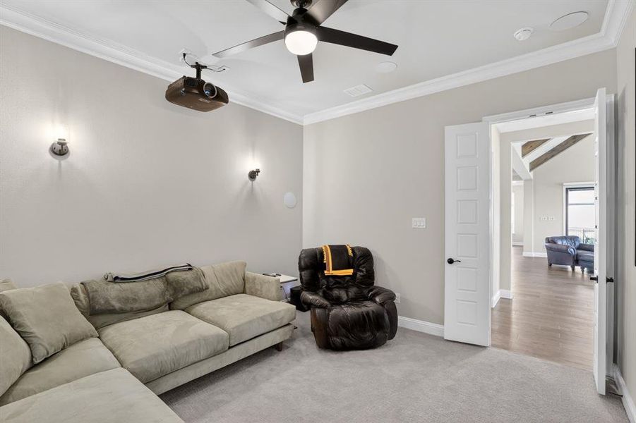 Furnished interior view inside a new home in , Fort Worth (Image 38).