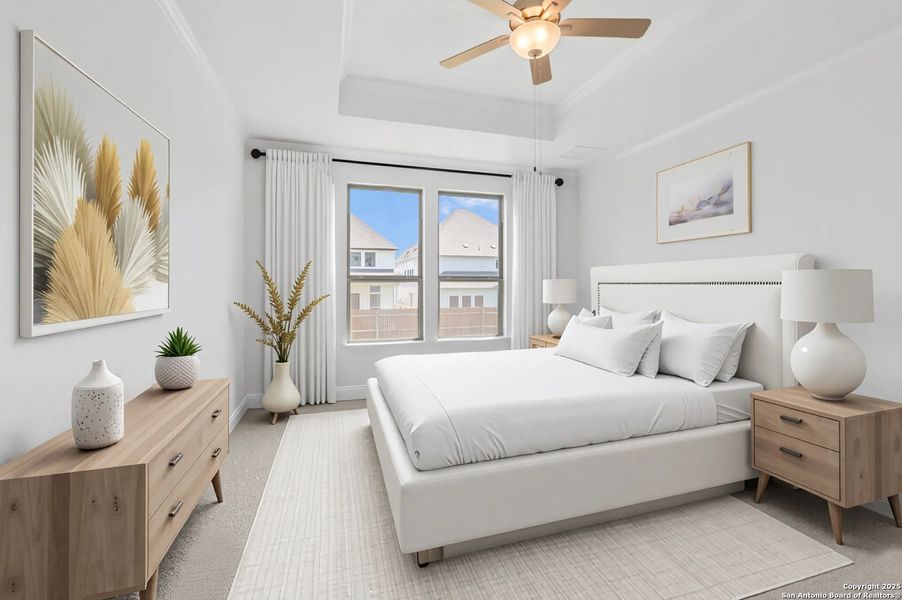 Furnished interior view inside a new home in Dove Song, Marion (Image 7).