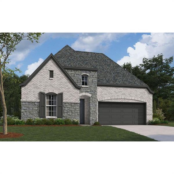 The Waco II Floorplan - French Provincial - Stone Option