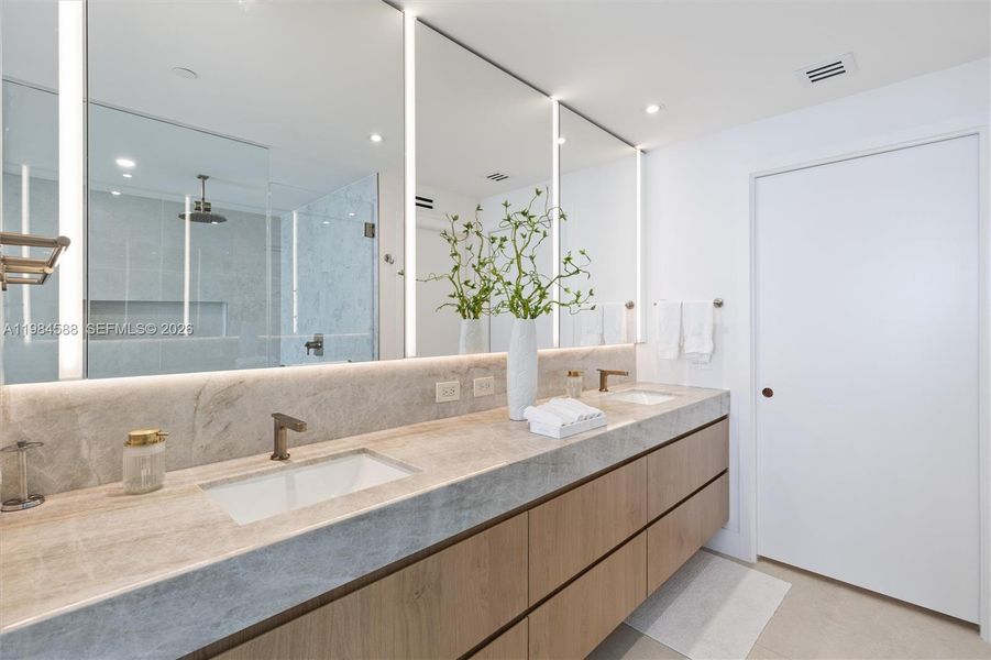 Furnished interior view inside a new home in , Miami (Image 13). Furnished interior view inside a new home in , Miami (Image 13).