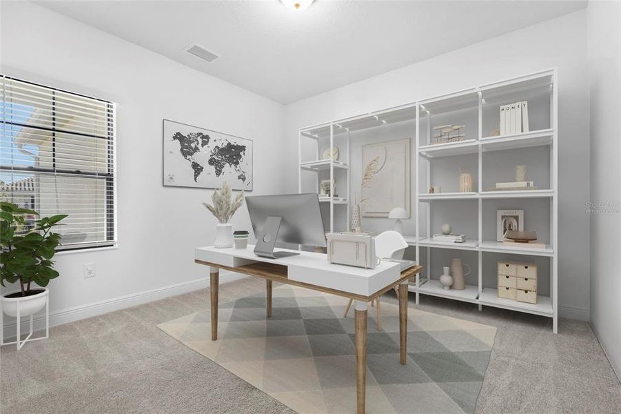 Furnished interior view inside a new home in , Sarasota (Image 40).