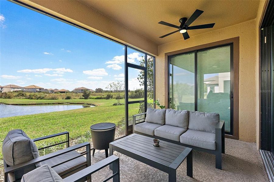 Exterior details and patio area of a home in , Parrish (Image 4).