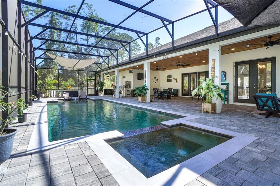Exterior details and patio area of a home in , Mims (Image 19).