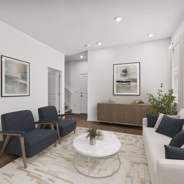 Furnished interior view inside a new home in Spring Walk at the Junction, Debary (Image 19).