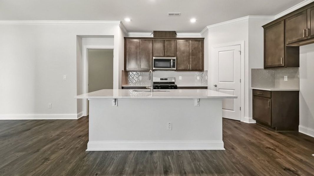 Representative furnished interior of a home built from the Gavin by D.R. Horton in Horton Park, Apex (Image 5).