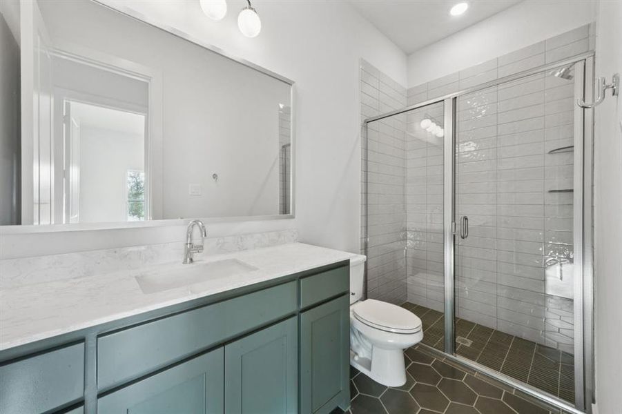 Beautifully finished guest baths will make your guests feel right at home.