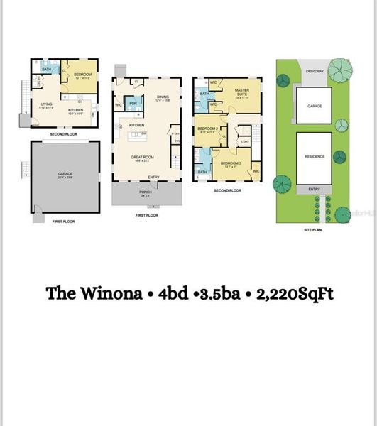 2D floor plan layout of this home in , St. Petersburg, FL (Image 3).