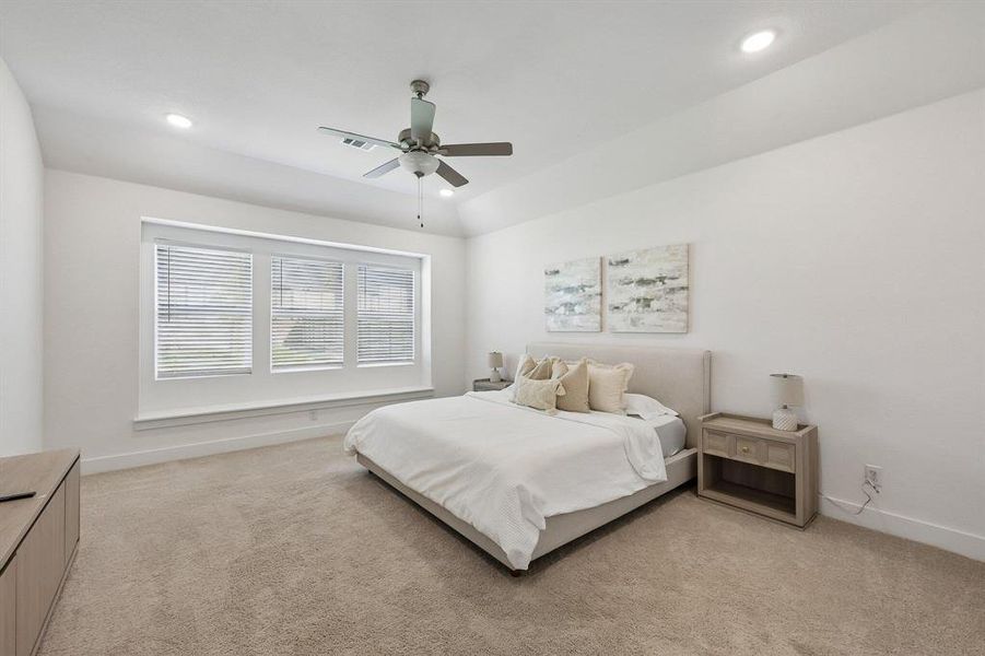 Furnished interior view inside a new home in Painted Tree, McKinney (Image 23).