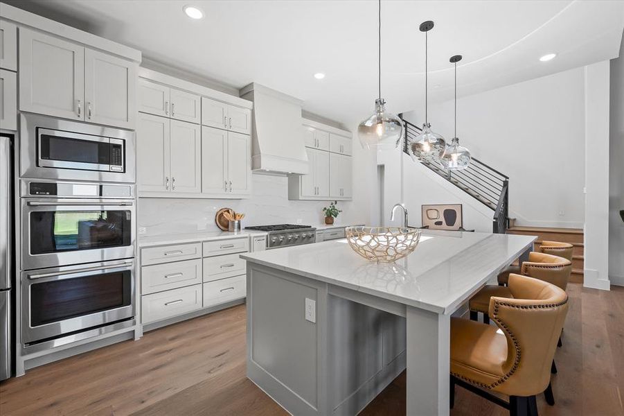 Furnished interior view inside a new home in The Highlands, Northlake (Image 17).