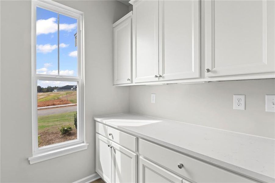 Furnished interior view inside a new home in Pickens Bluff, Hiram (Image 7). Furnished interior view inside a new home in Pickens Bluff, Hiram (Image 7).