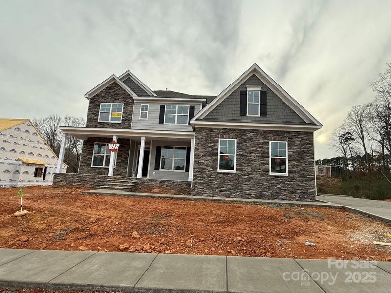 In-progress construction of a new home in Robinson Oaks, Gastonia, NC (Image 7).