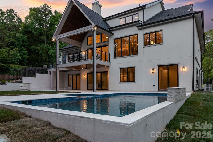Exterior details and patio area of a home in , Mooresville (Image 3).