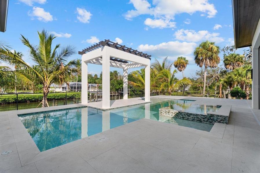 Exterior details and patio area of a home in , Sarasota (Image 33).