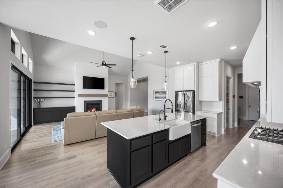 Furnished interior view inside a new home in , Magnolia (Image 27).