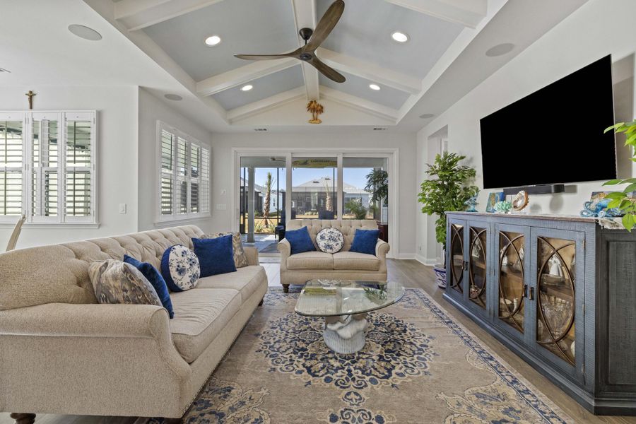 Furnished interior view inside a new home in , Hardeeville (Image 7).