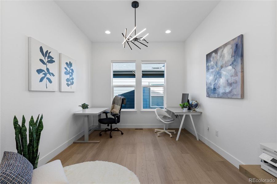 Furnished interior view inside a new home in , Castle Pines (Image 6). Furnished interior view inside a new home in , Castle Pines (Image 6).