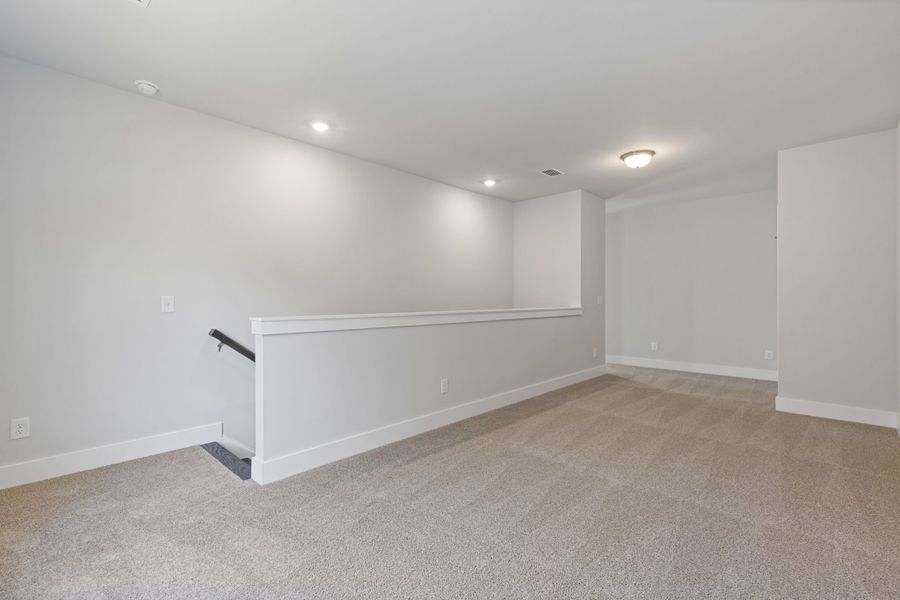 Representative unfurnished interior of a home built from the Danbury by Crawford Creek Communities in Red Bird Manor, Jefferson (Image 49).