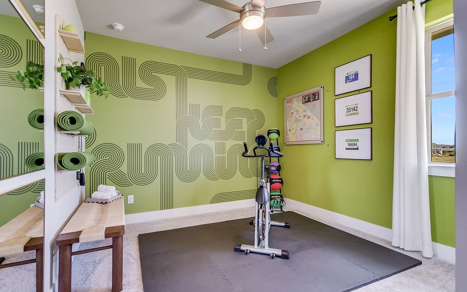 Furnished interior view inside a new home in Easton Park, Austin (Image 6).