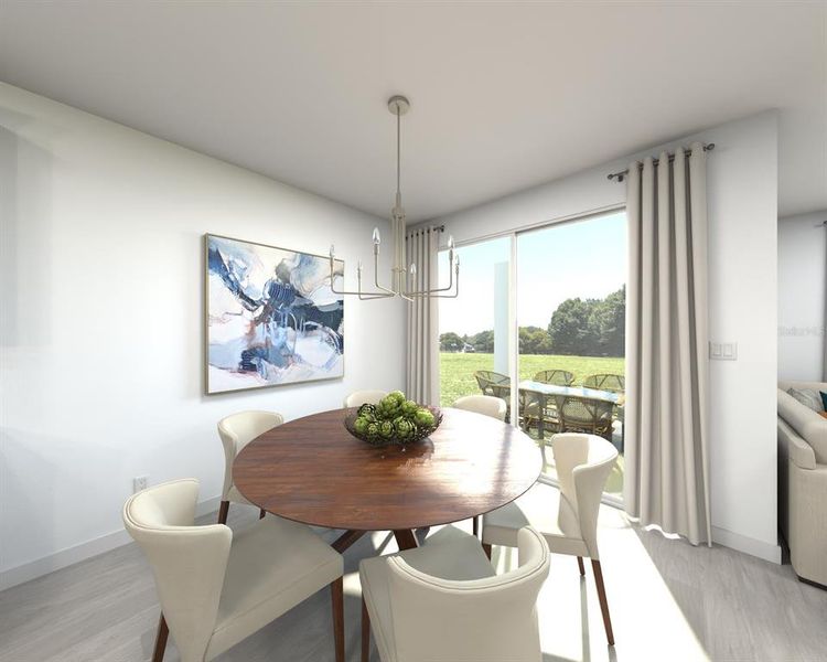 Furnished interior view inside a new home in Coasterra - Reserve Series, Palmetto (Image 6).