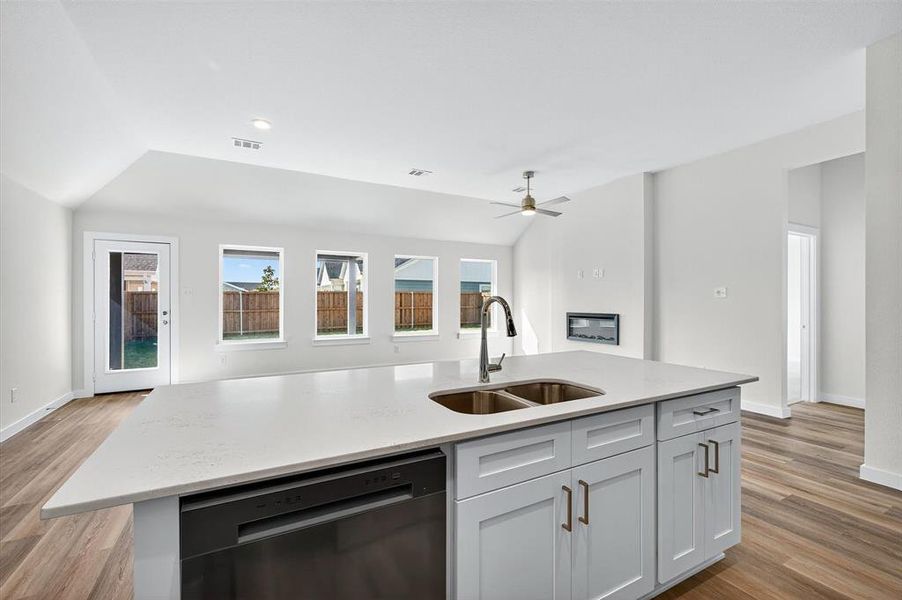 Furnished interior view inside a new home in Hickory Hill, Sherman (Image 8). Furnished interior view inside a new home in Hickory Hill, Sherman (Image 8).