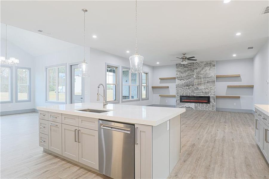Furnished interior view inside a new home in , Maysville (Image 11).