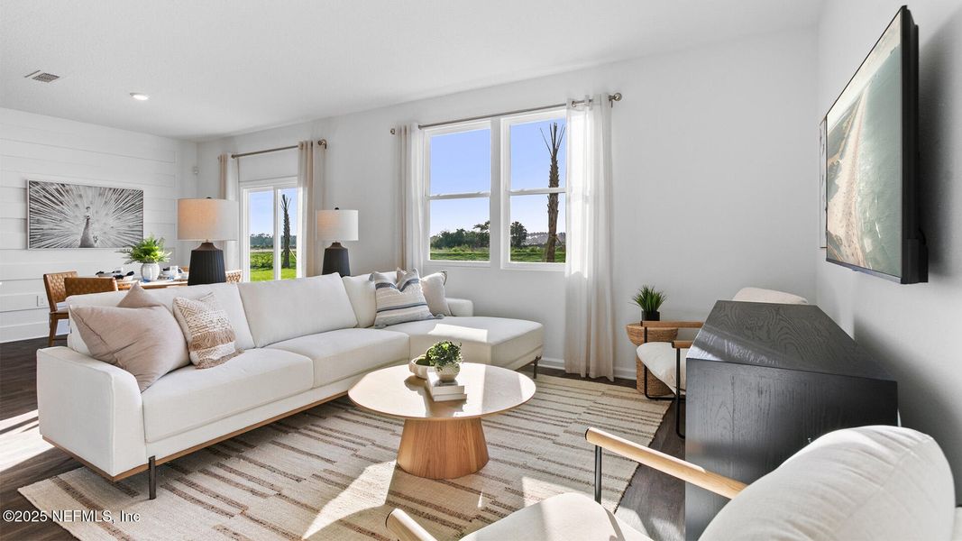 Furnished interior view inside a new home in The Arbors, Jacksonville (Image 34).