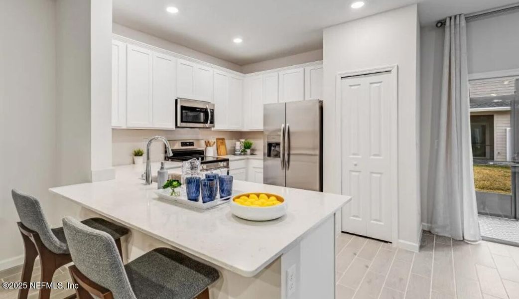Furnished interior view inside a new home in , St. Johns (Image 17).