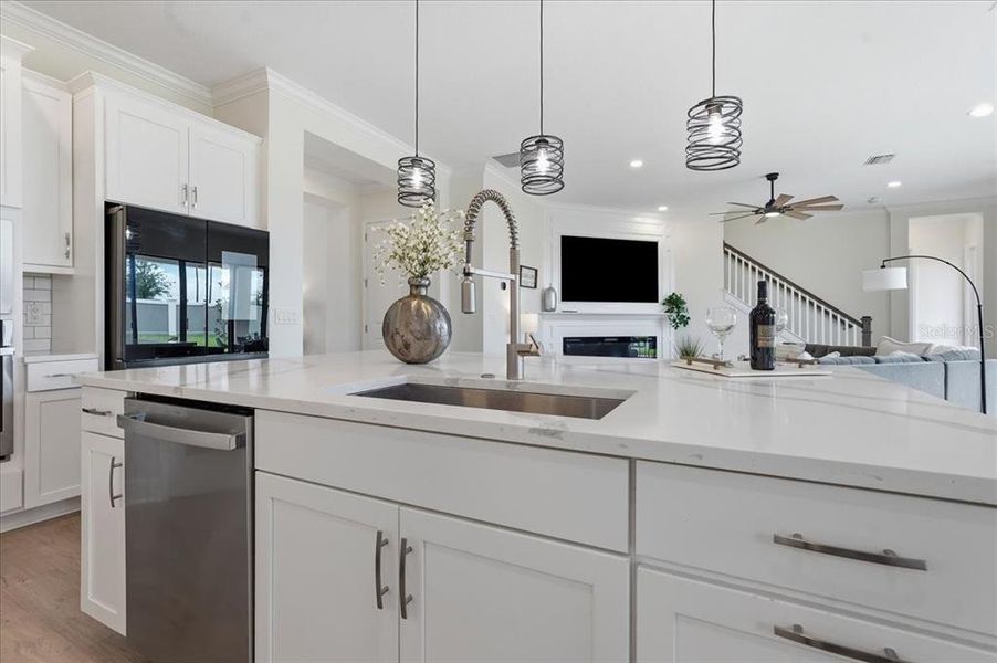 Furnished interior view inside a new home in , San Antonio (Image 8).