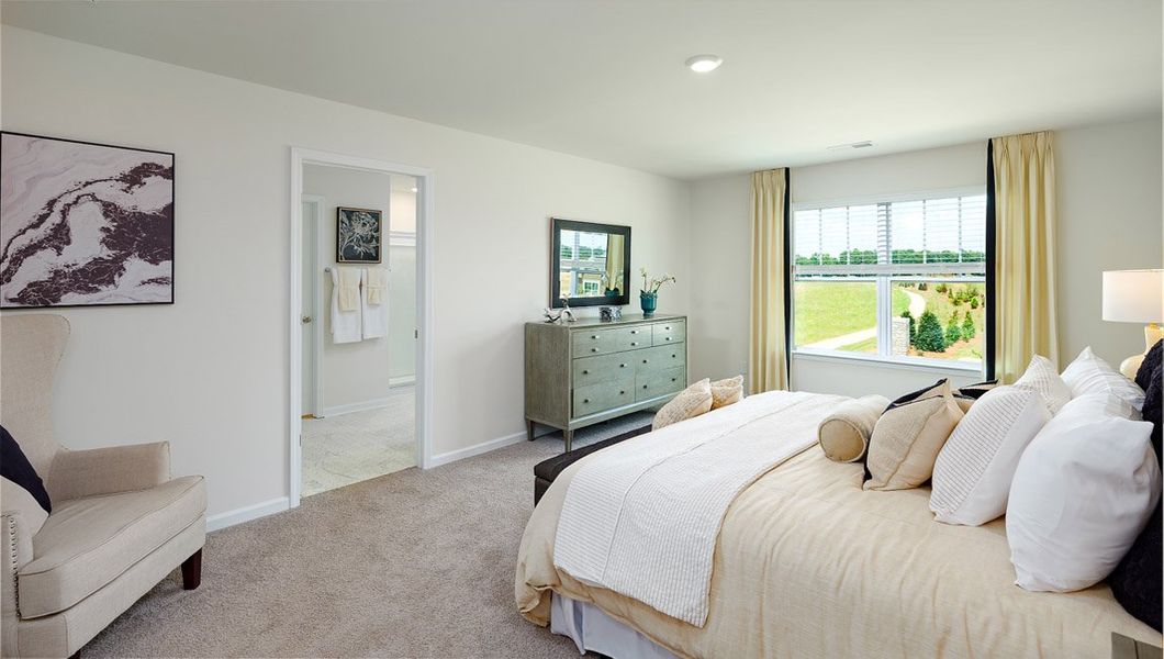 Furnished interior view inside a new home in Cardinal Creek, Charlotte (Image 20).