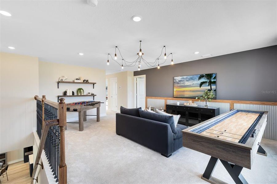 Furnished interior view inside a new home in Bridgewalk, St. Cloud (Image 17).