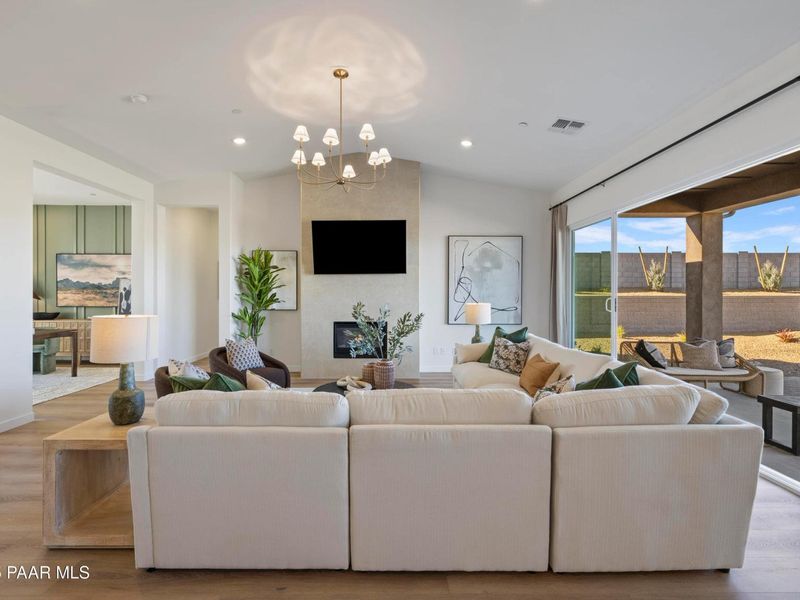 Furnished interior view inside a new home in Hidden Hills, Prescott (Image 5).