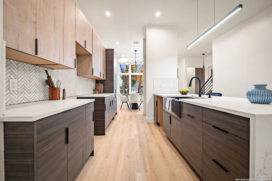 Furnished interior view inside a new home in , San Antonio (Image 16). Furnished interior view inside a new home in , San Antonio (Image 16).