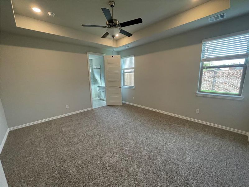 In Progress Photo - Master Bed